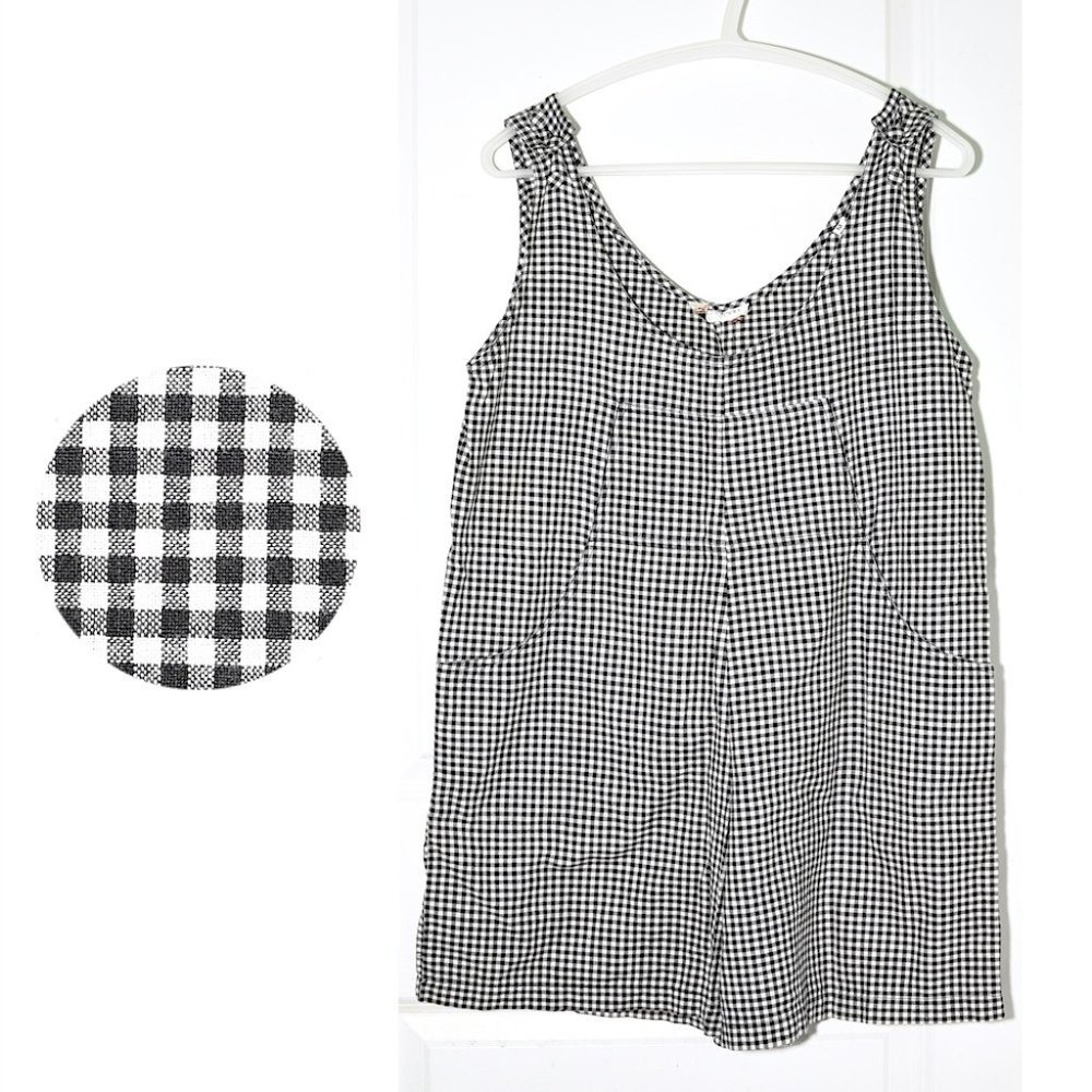 Le Chateau Vintage Gingham Romper